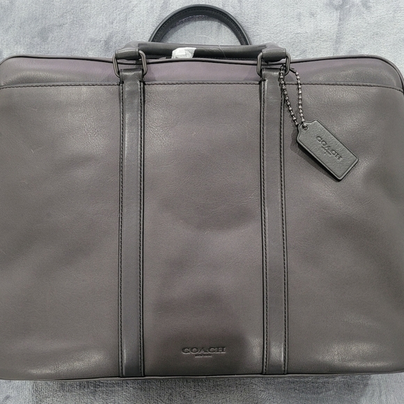 Coach Metropolitan Double Zip Business Case - Picture 1 of 12